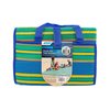 Camco HANDY MAT W/STRAP, BLUE/GREEN STRIPES, 60INX78IN, BILINGUAL 42805